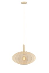 Corina Ø50 Krem Taklampe Fra Lucide - Den justerbare høyden gir fleksibilitet, og ved å koble den til en ekstern dimmer kan du enkelt justere lysstyrken og atmosfæren.
