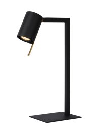 Lesley 50cm Svart skrivebordslampe Fra Lucide - Lesleys elegante design gir et trendy og sofistikert inntrykk.