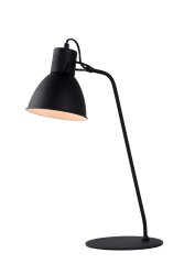 Shadi 50cm Svart skrivebordslampe Fra Lucide - I tillegg til å bli brukt på; skrivebordet, kan dette moderne designet også være perfekt som leselampe på soverommet.