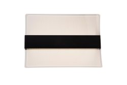 Aline 28cm Gjennomsiktig baderomslampe Fra Lucide - Lampen er perfekt for våtrom og gir badet eller toalettet ditt et stilig preg, og bidrar til å skape en elegant atmosfære for både morgen og kveld.