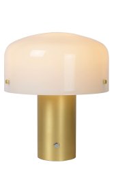Timon 35cm Matt gull/messing bordlampe Fra Lucide - Du kan treffe&aring; p&aring; og av Timon med samme knapp.