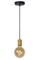 Jova Ø12 Matt gull/messing Taklampe Fra Lucide - Unike produktegenskaperPasser for bruk med LED-lyskildeDenne lampen er justerbar i høyLett å koble til en dimmer (ekskl.