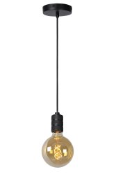 Jova Ø10 Svart Taklampe Fra Lucide - Unike produktegenskaperPasser for bruk med LED-lyskildeDenne lampen er justerbar i h&oslash;yLett &aring; koble til en dimmer (ekskl.