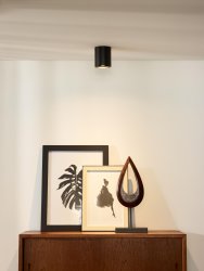 Bodi Svart spotlight Fra Lucide - Bodi passer spesielt godt som belysning i en liten hall eller toalett, men plassert p&aring; rekke er den ogs&aring; ideell over en bardisk eller kj&oslash;kkenbenk.