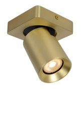 Nigel Matt gull/messing spotlight Fra Lucide - Monter Nigel i taket ditt, koble til en ekstern dimmer for justering av fargetemperatur, vri og rett rampelyset som du vil, og nyt stilig belysning.