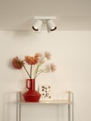 Nigel 4 Hvit spotlight Fra Lucide - Monter Nigel i taket ditt, koble til en kompatibel dimmer for justering av fargetemperatur og rett lyset akkurat slik du &oslash;nsker for &aring; skape den perfekte atmosf&aelig;ren.