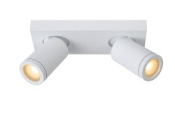 Yes 24cm Hvit baderomslampe Fra Lucide - Lampen har dim-til-varm-teknologi slik at du kan dimme Ja til en varmere fargetemperatur n&aring;r den er koblet til en ekstern dimmer.