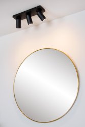 Taylor 38cm Svart baderomslampe Fra Lucide - Unike produktegenskaper:Med dim-til-varme lysp&aelig;rerDimbar til en varmere fargetemperatur (2200K-3000K)Denne lampen kan kobles til en roterende til og med E.