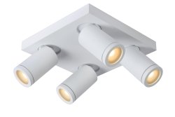 Taylor 24cm Hvit baderomslampe Fra Lucide - Unike produktegenskaper:Med dim-til-varme lysp&aelig;rerDimbar til en varmere fargetemperatur (2200K-3000K)Denne lampen kan kobles til en roterende til og med E.