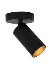 Clubs Svart spotlight Fra Lucide - Egnet for bruk med en LED-lyskilde og enkelt koblet til en dimmer, du kan skape den perfekte atmosfæren.