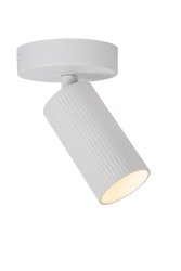 Clubs Hvit spotlight Fra Lucide - Egnet for bruk med en LED-lyskilde og enkelt koblet til en dimmer, du kan skape den perfekte atmosfæren.
