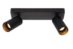 Clubs 2 Svart spotlight Fra Lucide - Koble lampen til en dimmer for en koselig kveld ved spisebordet eller i stuen.