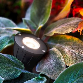 Luminius Mørkegrå Fra Lightson - Luminus er ogs&aring; spennende &aring; bruke for &aring; f&aring; sokkellys p&aring; fasader, stolper p&aring; pergolaer og portaler.