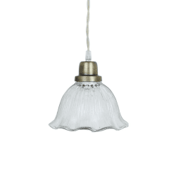 Greta Ø18 Gjennomsiktig vinduslampe Fra Strömshaga - Lampen har ingen forbindelse, verken til vegg eller tak, men du velger selv hva du vil koble til.