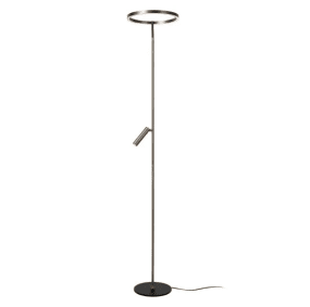 Applause Grå gulvlampe Fra Lucide - Applause er en stilig gulvlampe i metall med en moderne grå finish, designet for å møte både stemningsfulle og funksjonelle belysningsbehov.