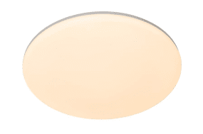 Olson Ø45 Hvit baderomslampe Fra Lucide - Olson er en moderne og energieffektiv taklampe for badet eller vaskerommet.