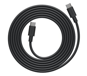 Cable 1 USB C to USB C Charging Cable, 2m Svart Fra Avolt - Kabel 1 USB-C til USB-C fra Avolt kombinerer kraftig lading med stilig skandinavisk design.