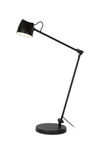 Milne 42cm Svart skrivebordslampe Fra Lucide - 