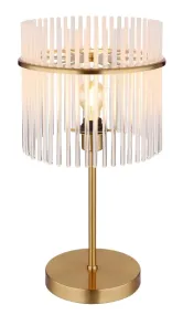 Gorley 55cm Gull bordlampe Fra Globo Lighting - Med sitt genomt&auml;nkta utf&ouml;rande och h&ouml;gkvalitativa material sm&auml;lter Gorley harmoniskt in i moderna inredningsstilar och ger varje rum en stilfull touch.