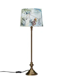 Andrea 70cm Beige bordlampe Fra PR Home - Andrea bordlampe sammen med Kr&auml;ftfangst lampeskjerm skaper et elegant utseende og blir blikkfanget i rommet.