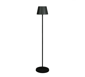 Pomezia 124cm Svart Fra Konstsmide - Høyden er justerbar mellom 53 og 124 cm, så du kan også bruke den som en høy bordlampe.