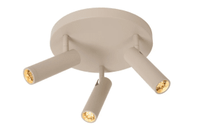 Grado 3 Taupe spotlight Fra Lucide - Med Grado f&aring;r du justerbar belysning som passer til ethvert rom!
