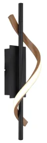 Watkins 47cm Svart vegglampe Fra Globo Lighting - Watkins v&auml;gglampa &auml;r en stilren och modern belysningsl&ouml;sning som skapar en elegant atmosf&auml;r i ditt hem.