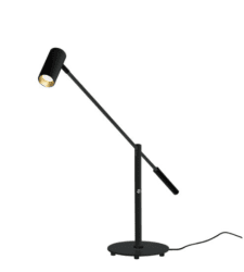 Concord 58cm Svart skrivebordslampe Fra Aneta Lighting - Concord er en stilig og praktisk blendefri bordlampe i mattlakkert metall som passer perfekt som leselampe på; skrivebordet.