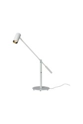 Concord 58cm Hvit skrivebordslampe Fra Aneta Lighting - Concord er en stilig og praktisk blendefri bordlampe i mattlakkert metall som passer perfekt som leselampe på; skrivebordet.