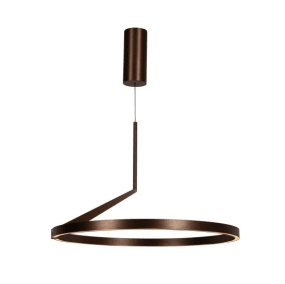 Applause Ø60 Brun Taklampe Fra Lucide - Applause er en stilig metallpendellampe med en sofistikert, blank, kaffebrun finish og en rund, luftig form som gir et stilig inntrykk i ethvert rom.