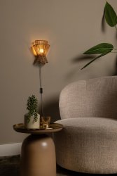 Tasman 24cm Natur vegglampe Fra Lucide - Tasman vegglampe gir hjemmet ditt et skandinavisk preg, takket være sin høykvalitets papirlampeskjerm og vakre naturlige farge.