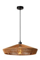 Yunkai Ø50 Natur Taklampe Fra Lucide - Koble pendellampen til en ekstern dimmer for å justere lysstyrken og skape den rette stemningen.