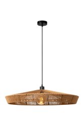 Yunkai Ø70 Natur Taklampe Fra Lucide - Koble pendellampen til en ekstern dimmer for å justere lysstyrken og skape den rette stemningen.