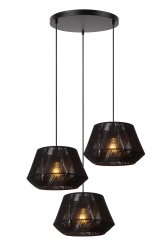 Jessica Ø35 Svart Taklampe Fra Lucide - Unike produktegenskaper:Passer for bruk med LED-lysp&aelig;rerDenne lampen er justerbar i h&oslash;ydenLett &aring; koble til en dimmer (ekskl.