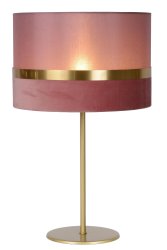 Extravaganza Tusse 50cm Rosa bordlampe Fra Lucide - En dose retro, kombinert med boudoir og et snev av eleganse &ndash; det er bordlampen Extravaganza Tusse.