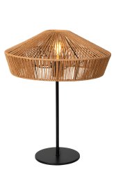Yunkai 50cm Natur bordlampe Fra Lucide - Den fleksible strømbryteren på kabelen gjør det enkelt å slå lampen av og på.