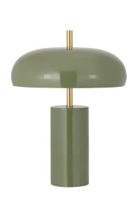Lex 40cm Grønn bordlampe Fra Alde & Lind - Lex er en moderne bordlampe i metall med en matt grønn farge og en høyglanset, emaljelignende finish.