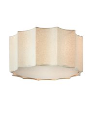 Olea Ø35 Beige plafond Fra Markslöjd - Olea er en dekorativ taklampe med et mykt formet design som bringer tankene til b&oslash;lger eller blomsterblader.