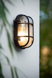 Dudley Svart utendørslampe Fra Lucide - Unike produktegenskaper:Passer for bruk med LED-lyskildeLett å koble til en dimmer (ekskl.