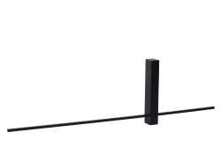 Segin 60cm Svart vegglampe Fra Lucide - Det høykvalitets aluminiumsdesignet sørger for at vegglampens moderne og indirekte lys virkelig kommer til sin rett.