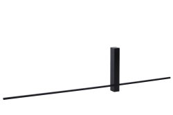 Segin 90cm Svart vegglampe Fra Lucide - Det høykvalitets aluminiumsdesignet sørger for at vegglampens moderne og indirekte lys virkelig kommer til sin rett.