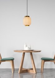 Gosse Ø20 Hvit Taklampe Fra Lucide - Du kan justere høyden på pendellampen fra 50 til 170 centimeter og enkelt koble den til en dimmer.