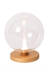 Gisela 17cm Gjennomsiktig bordlampe Fra Lucide - Sl&aring; enkel p&aring; eller av bordlampen via str&oslash;mbryteren p&aring; ledningen og nyt det varmhvite lyset som Gisela sprer umiddelbart.