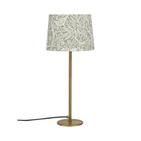 Base 58cm Messing/grønn bordlampe Fra PR Home - Base er en klassisk bordlampe med et moderne design.