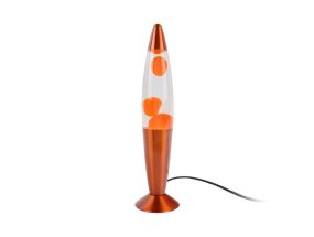Rocket 35cm Oransje Fra Leitmotiv - Lavalampen gir et mykt, levende lys som beveger seg i organiske former, perfekt for et barnerom eller som en kreativ og dekorativ detalj i hjemmet.