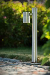 Arne 50cm Sateng krom pullerter Fra Lucide - Med en diameter på i underkant av 12 centimeter utstråler lampen en uimotståelig eleganse.