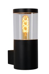 Fedor Svart utendørslampe Fra Lucide - Denne vegglampen er spesielt utviklet for utendørs bruk, laget av sterke materialer med tilpasset teknologi som gjør Fedor både holdbar og pålitelig, selv i tøffe miljøer.