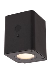Ramin Svart solcellelampe Fra Lucide - og av automatisk med en dag/natt-sensor, og det integrerte solcelledrevne LED-lyset kan dimmes hvis det er koblet til en ekstern dimmer, noe som gjør utemiljøet ditt mer behagelig.