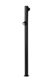 Ibamba 100cm Svart pullerter Fra Lucide - Designet for utendørs bruk, er den laget av slitesterk aluminium og har en integrert LED-lyskilde som er bygget for å vare.