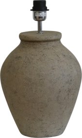 Casagrande 54cm Mørk sand Fra Hallbergs - Casagrande er en moderne lampefot med rustikk design.